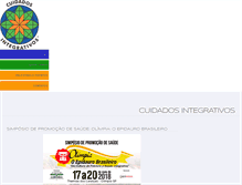 Tablet Screenshot of cuidadosintegrativos.com.br